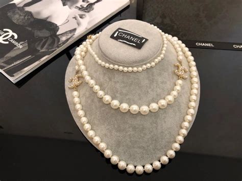 chanel pearls replica|cheap knock off Chanel jewelry.